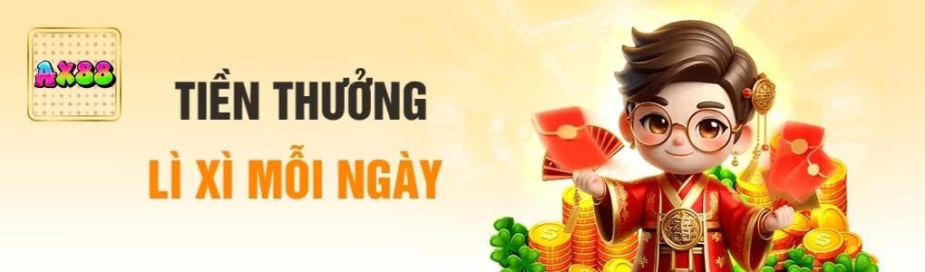 AX88 LÌ XÌ MỖI NGÀY BANNER